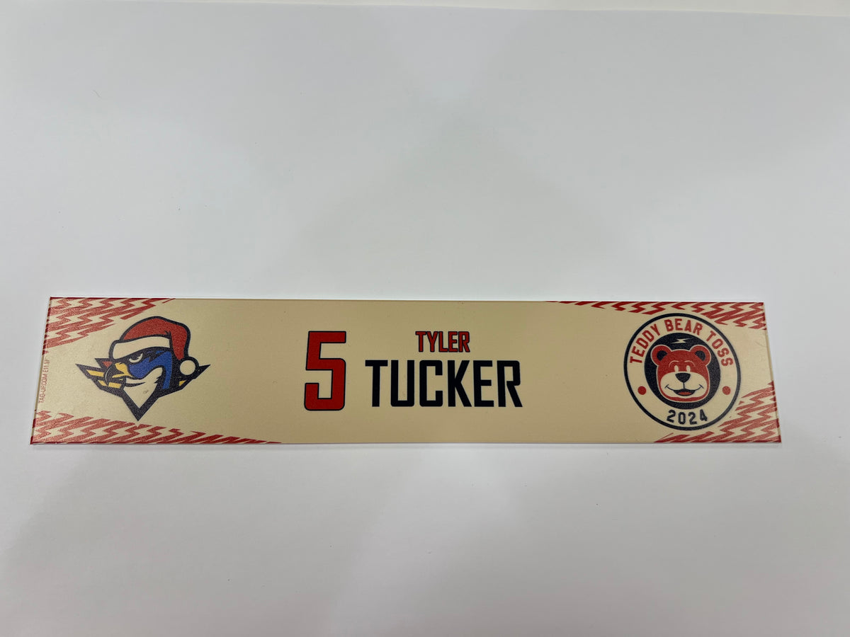 2024-25 Teddy Bear Toss Locker Nameplate