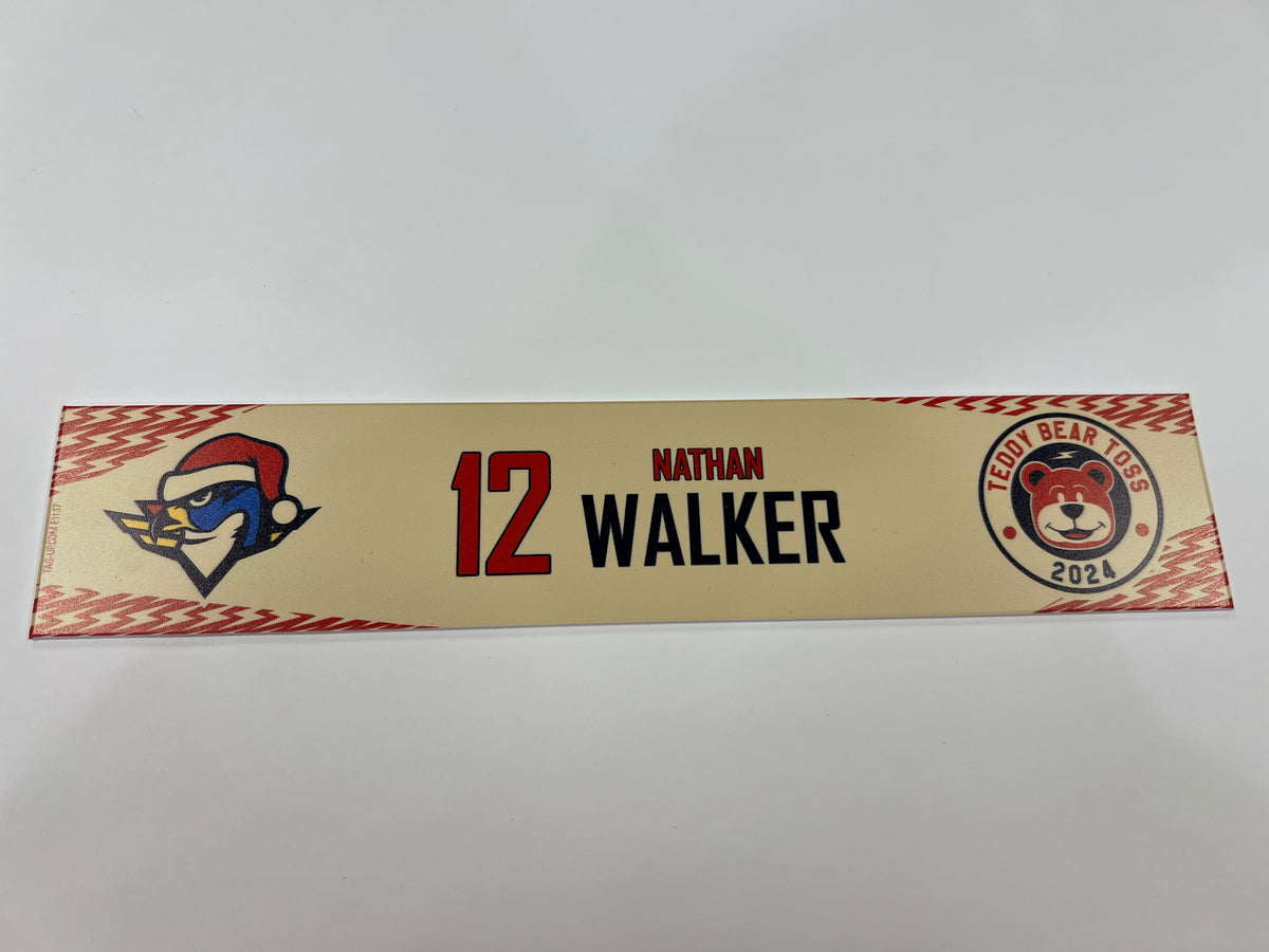 2024-25 Teddy Bear Toss Locker Nameplate
