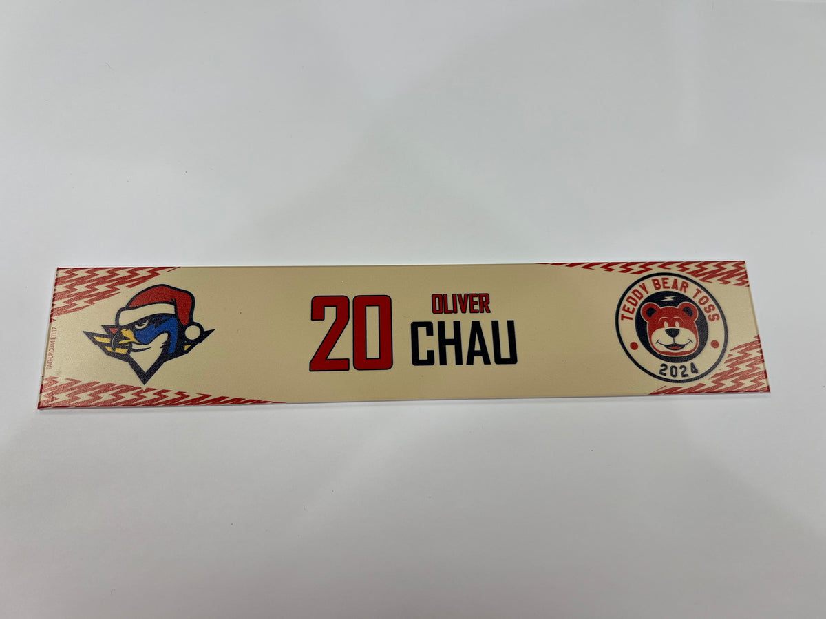 2024-25 Teddy Bear Toss Locker Nameplate