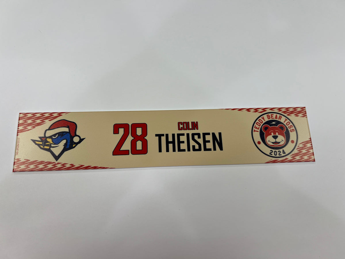 2024-25 Teddy Bear Toss Locker Nameplate