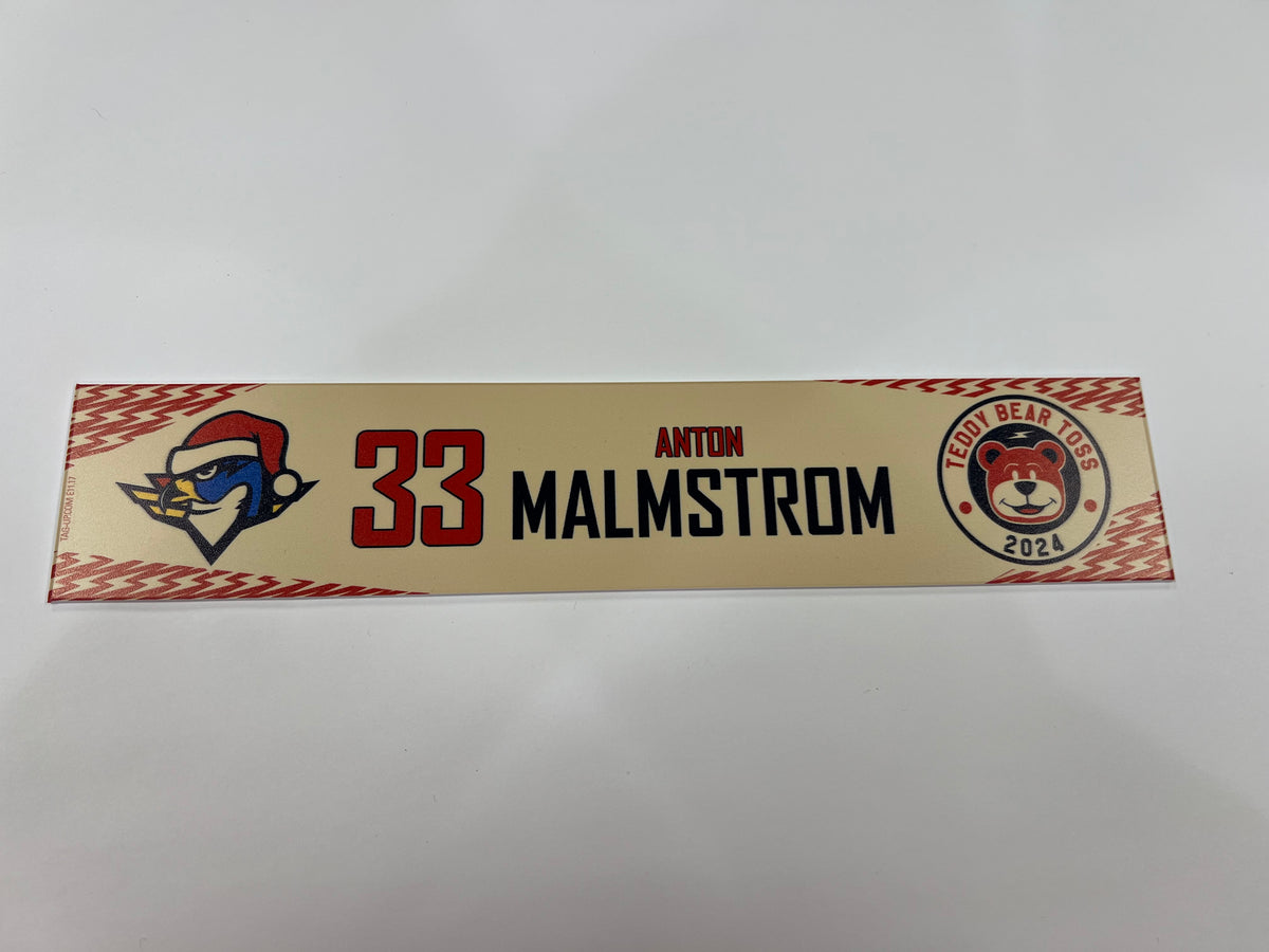2024-25 Teddy Bear Toss Locker Nameplate