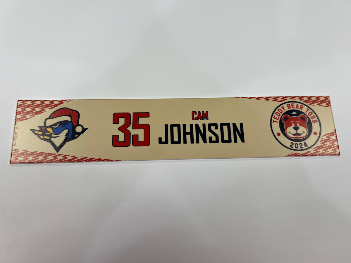 2024-25 Teddy Bear Toss Locker Nameplate