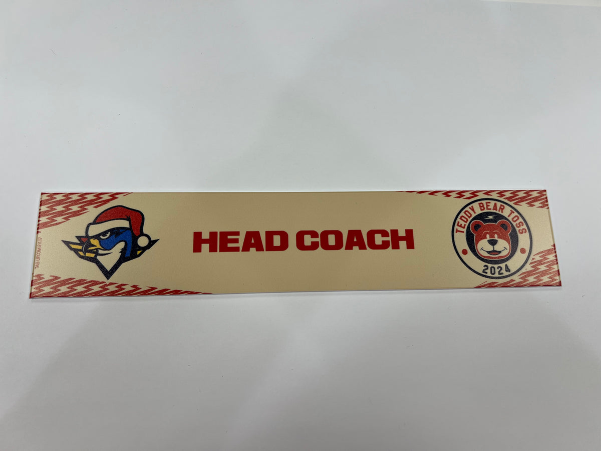 2024-25 Teddy Bear Toss Locker Nameplate