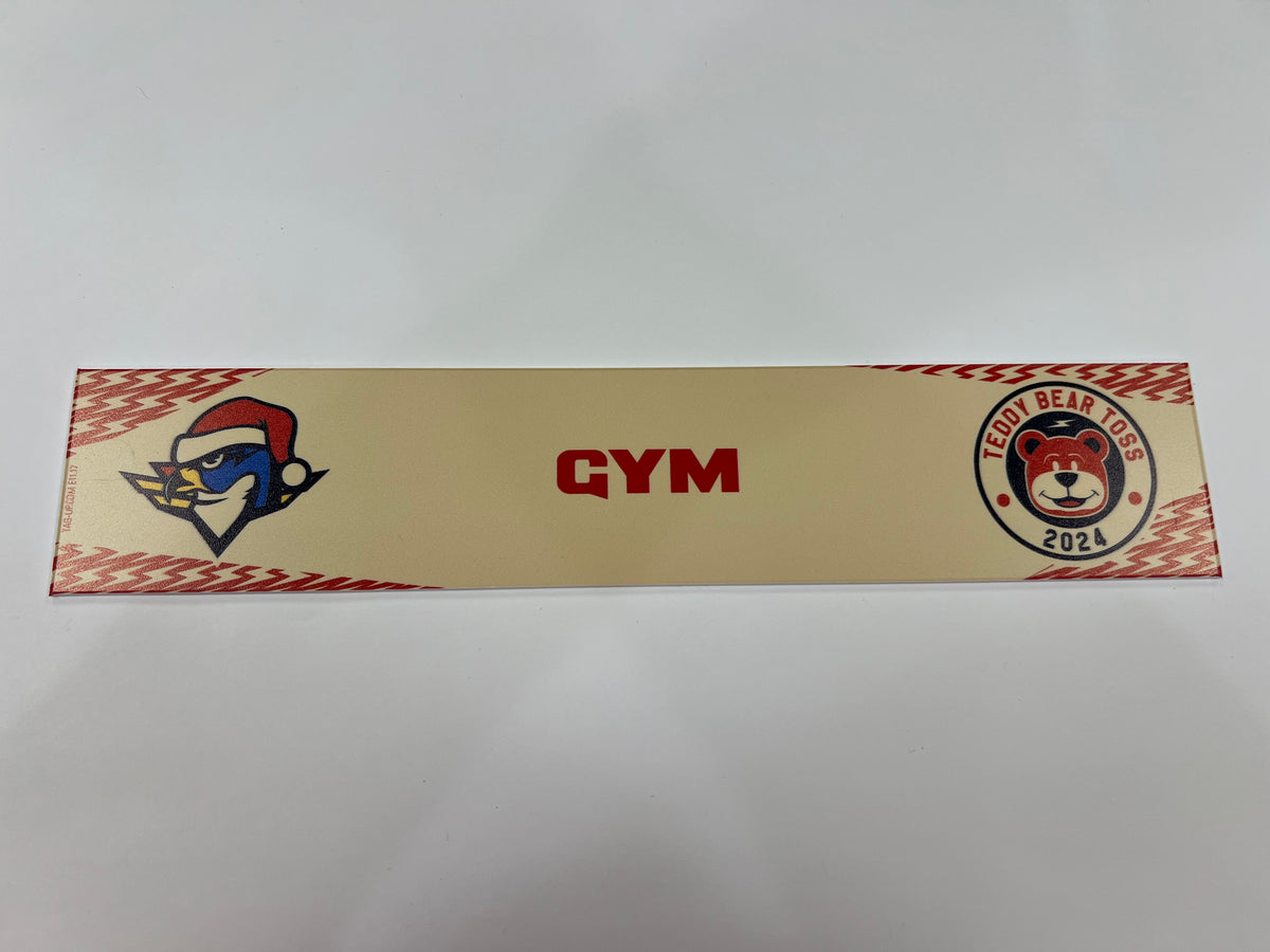 2024-25 Teddy Bear Toss Locker Nameplate