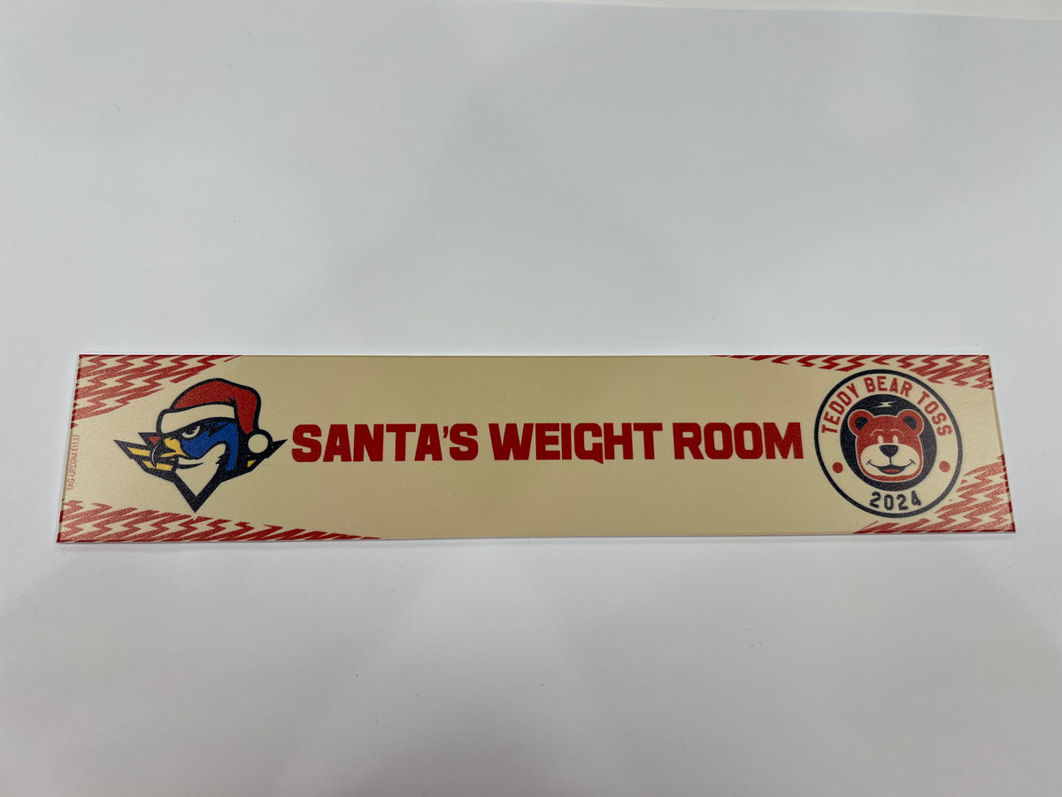 2024-25 Teddy Bear Toss Locker Nameplate