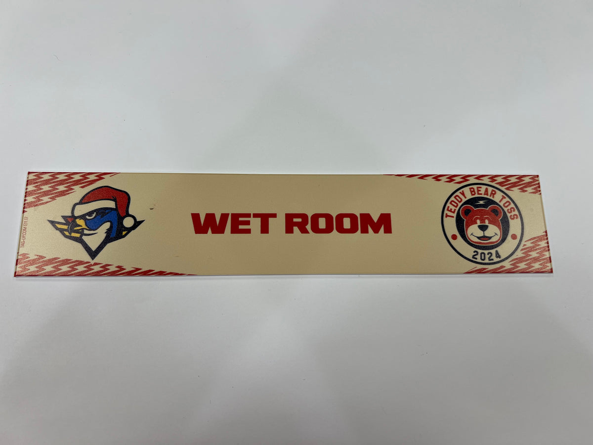 2024-25 Teddy Bear Toss Locker Nameplate