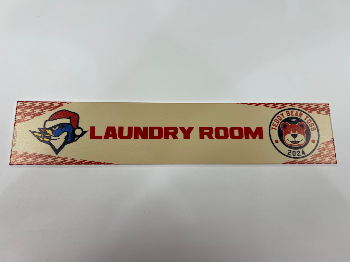 2024-25 Teddy Bear Toss Locker Nameplate