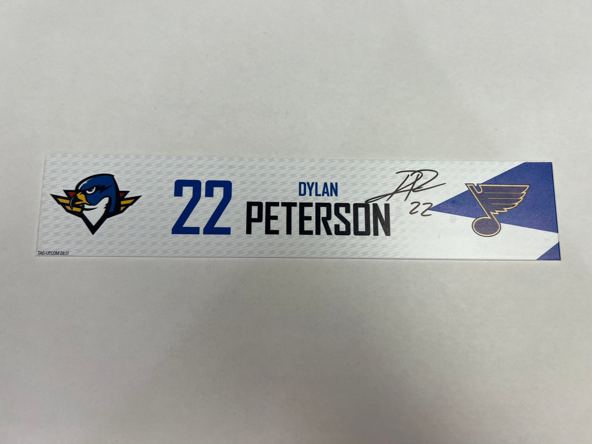 2024-25 T-Birds Regular Season Locker Nameplate - Blue