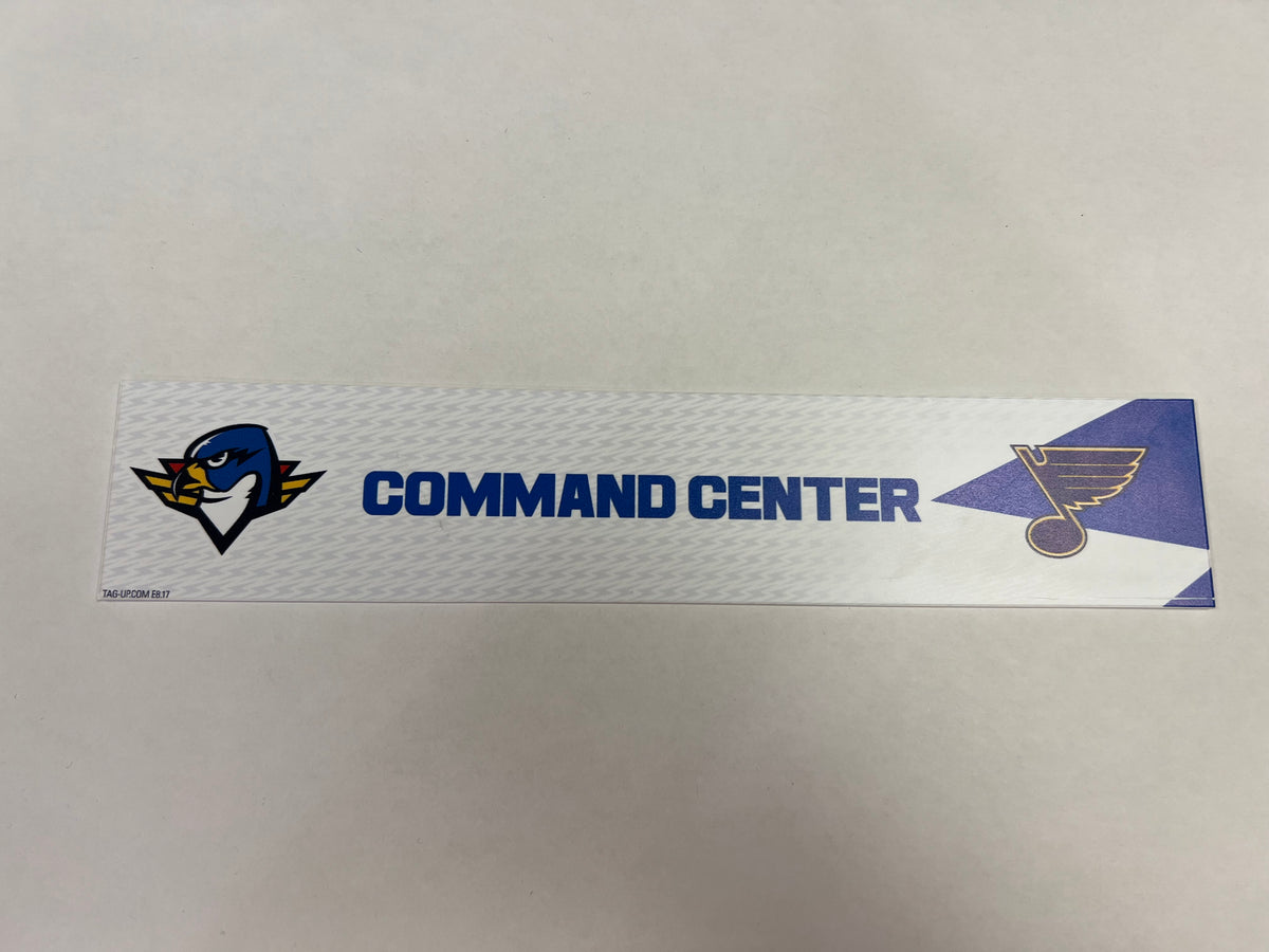 2024-25 T-Birds Regular Season Locker Nameplate - Blue