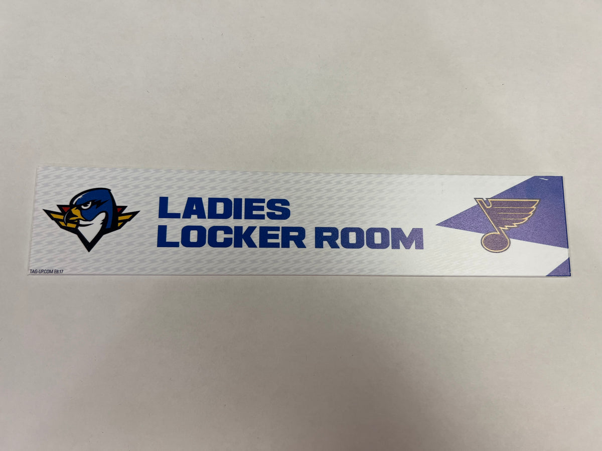 2024-25 T-Birds Regular Season Locker Nameplate - Blue