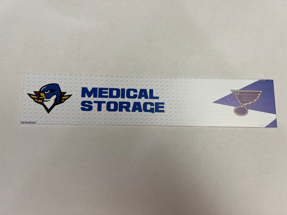 2024-25 T-Birds Regular Season Locker Nameplate - Blue
