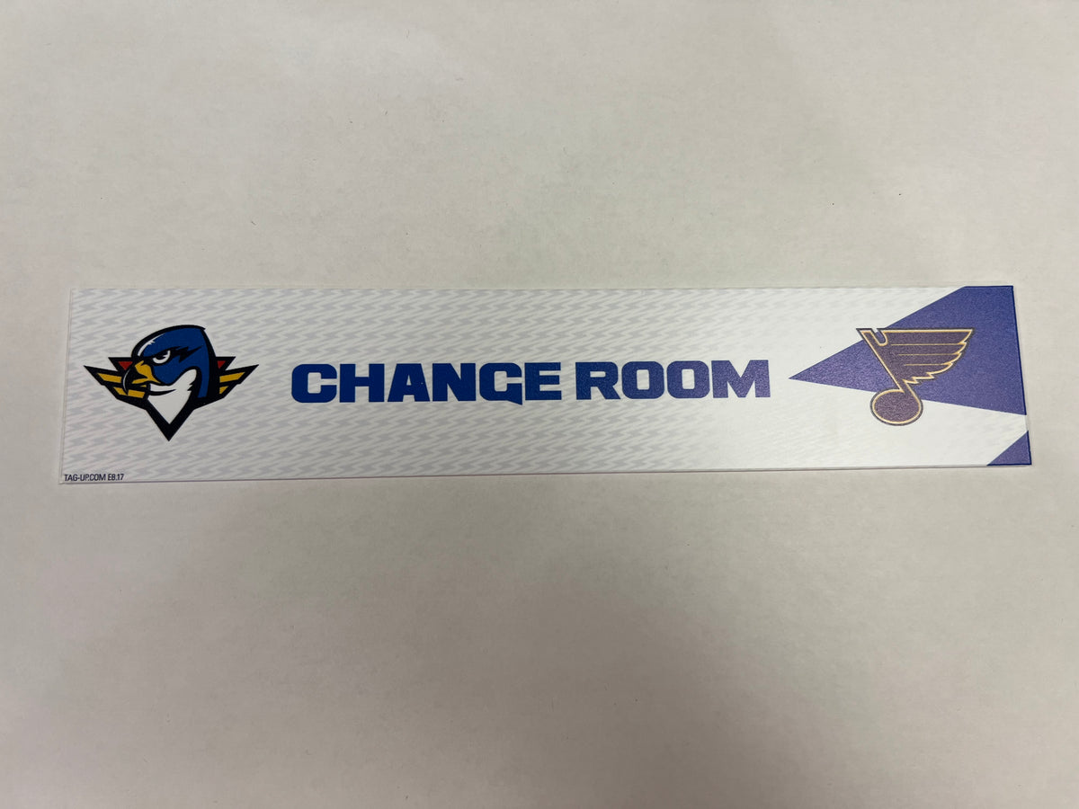2024-25 T-Birds Regular Season Locker Nameplate - Blue