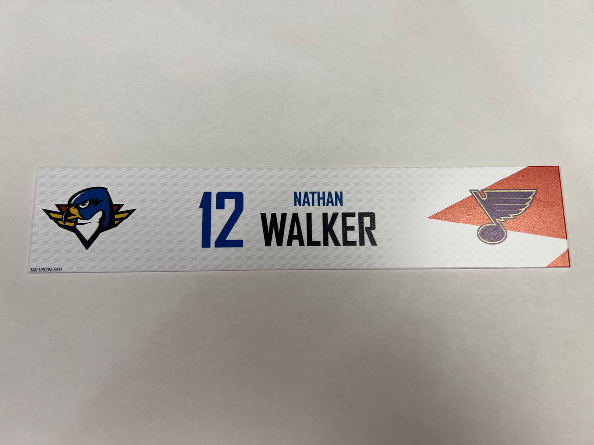 2024-25 T-Birds Regular Season Locker Nameplate - Red (UNSIGNED)