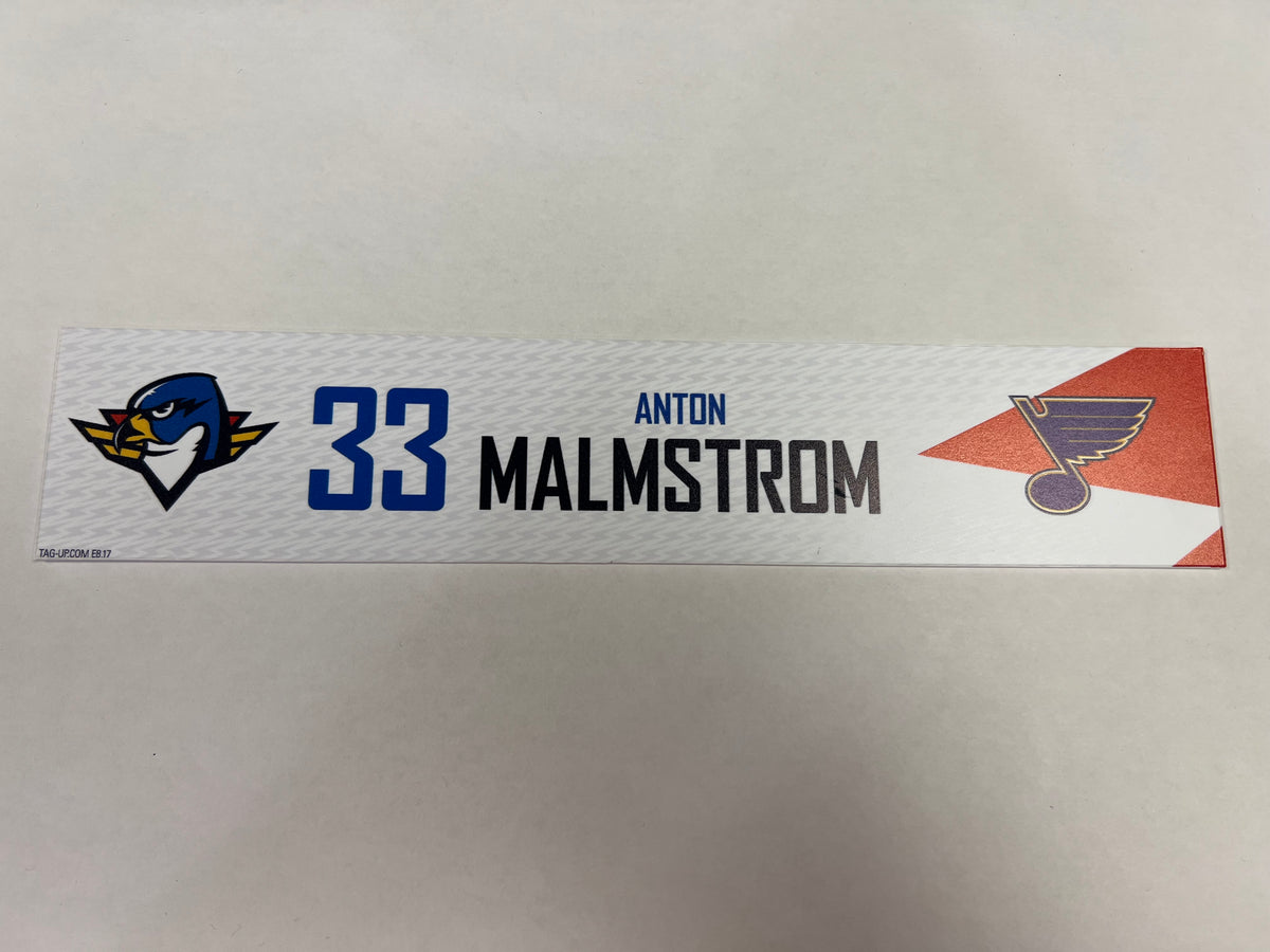 2024-25 T-Birds Regular Season Locker Nameplate - Red (UNSIGNED)