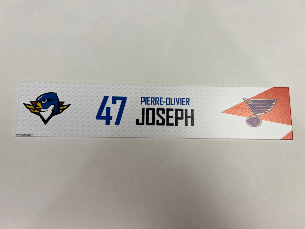 2024-25 T-Birds Regular Season Locker Nameplate - Red (UNSIGNED)