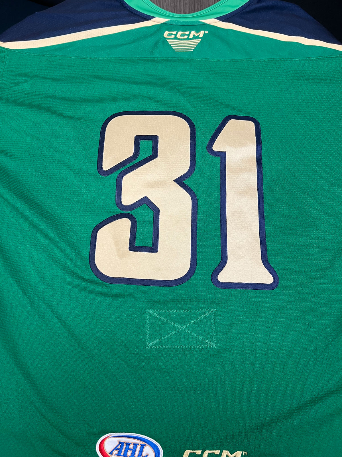 2025-26 Irish Authentic Jersey with #, No Name - Locker Room Issued