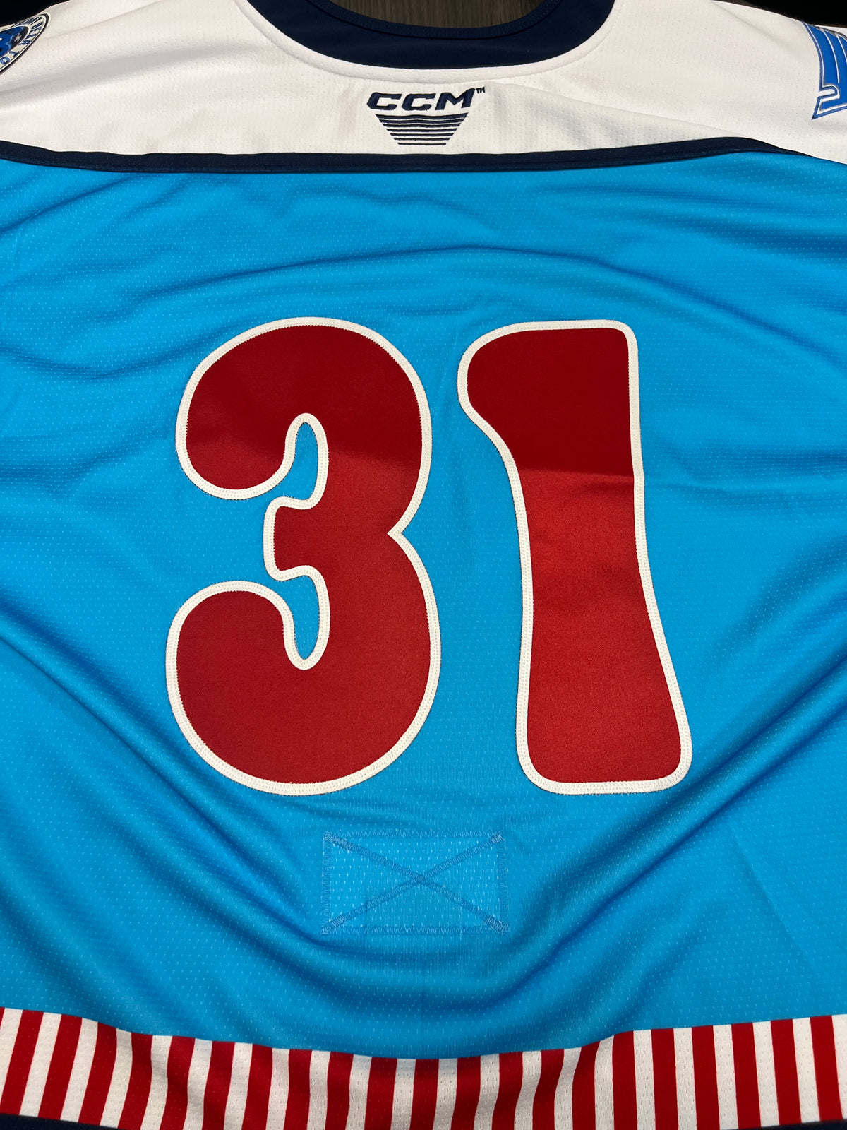 2025-26 Teddy Bear Toss Authentic Jersey with #, No Name - Locker Room Issued
