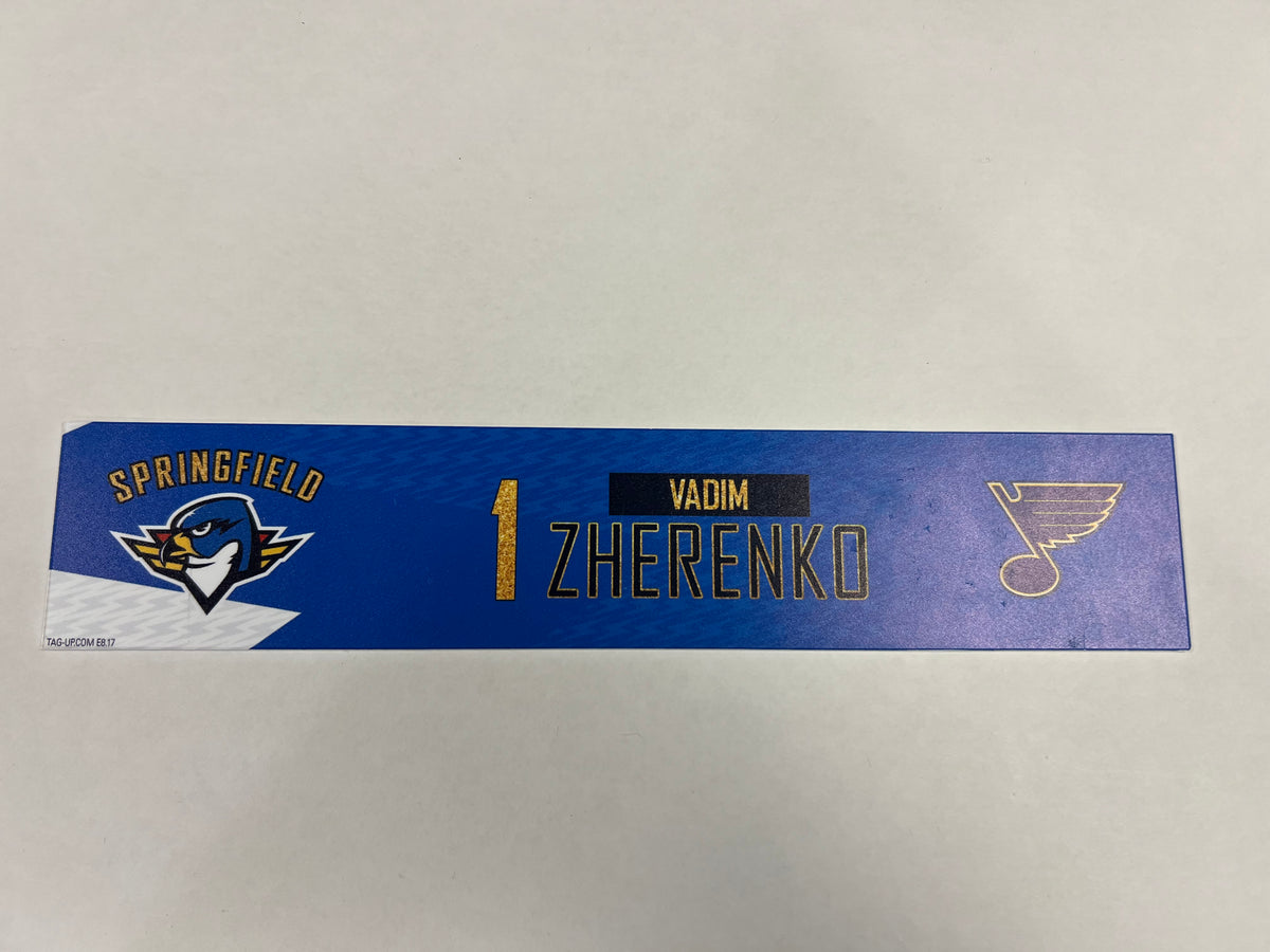 2024-25 T-Birds 3rd Jersey Locker Nameplates