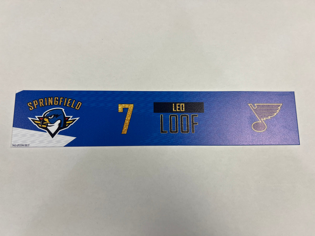 2024-25 T-Birds 3rd Jersey Locker Nameplates