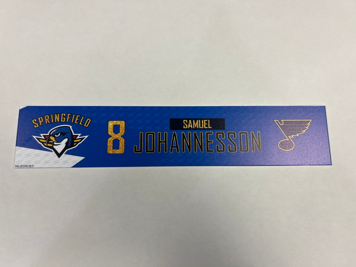 2024-25 T-Birds 3rd Jersey Locker Nameplates