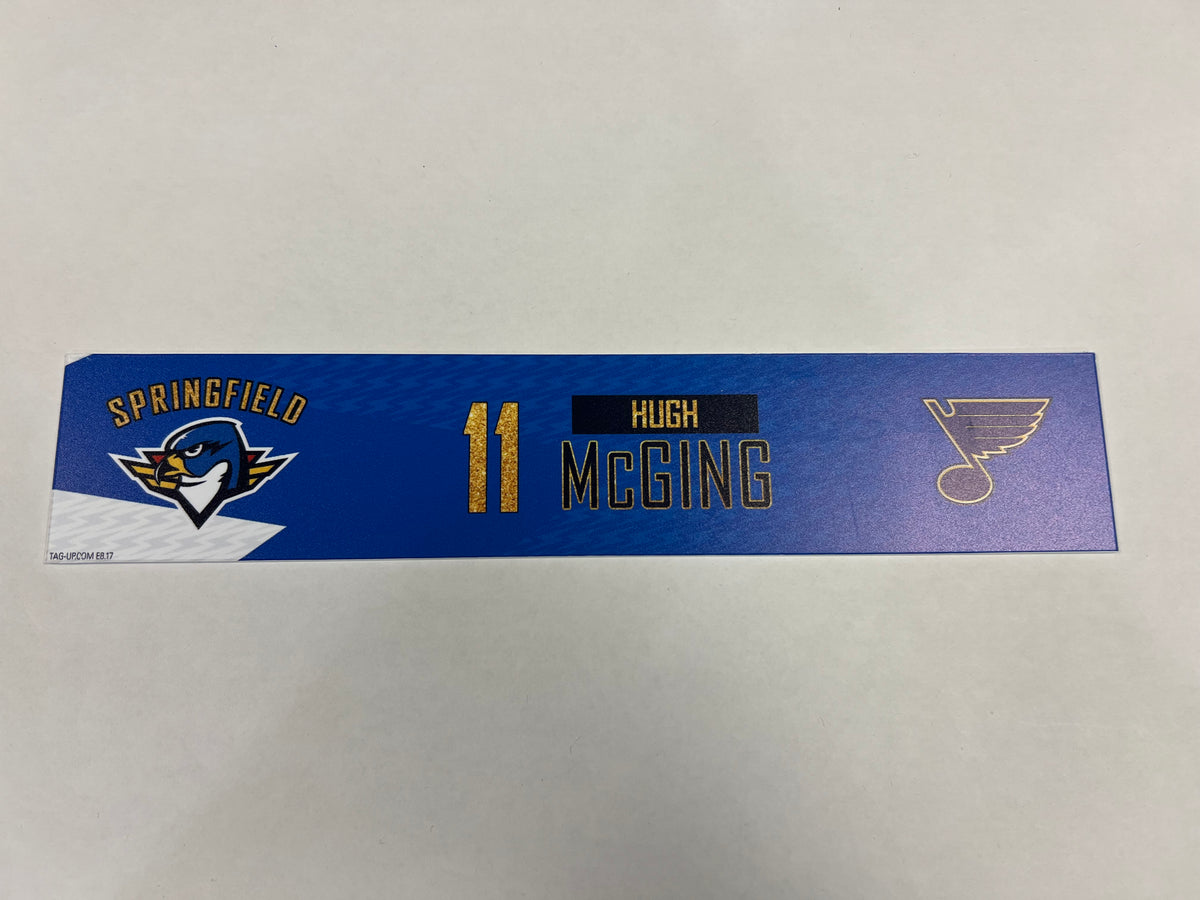 2024-25 T-Birds 3rd Jersey Locker Nameplates