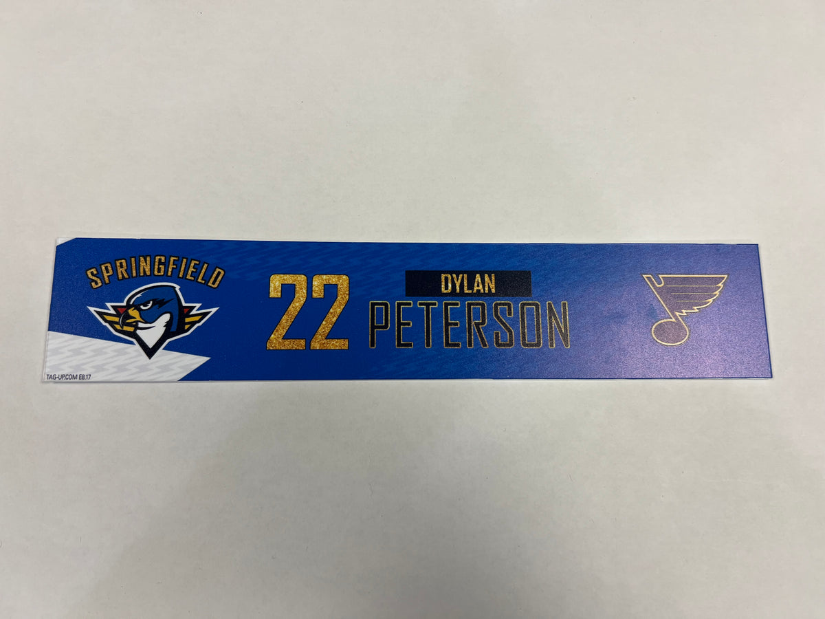 2024-25 T-Birds 3rd Jersey Locker Nameplates