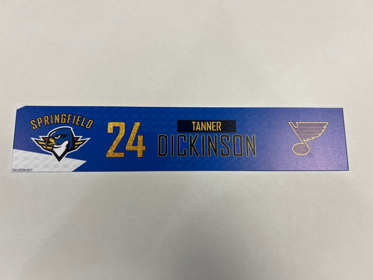 2024-25 T-Birds 3rd Jersey Locker Nameplates