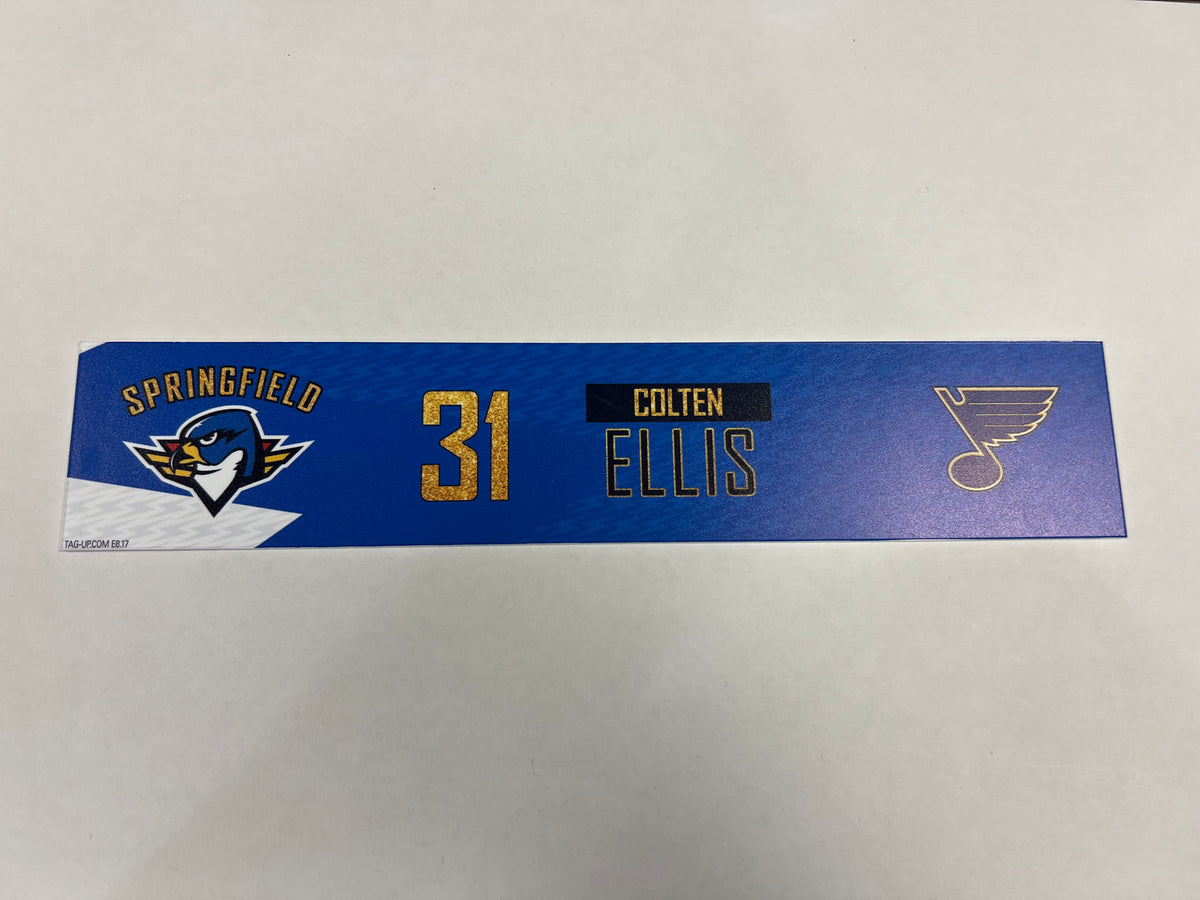 2024-25 T-Birds 3rd Jersey Locker Nameplates