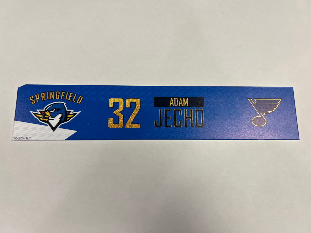 2024-25 T-Birds 3rd Jersey Locker Nameplates