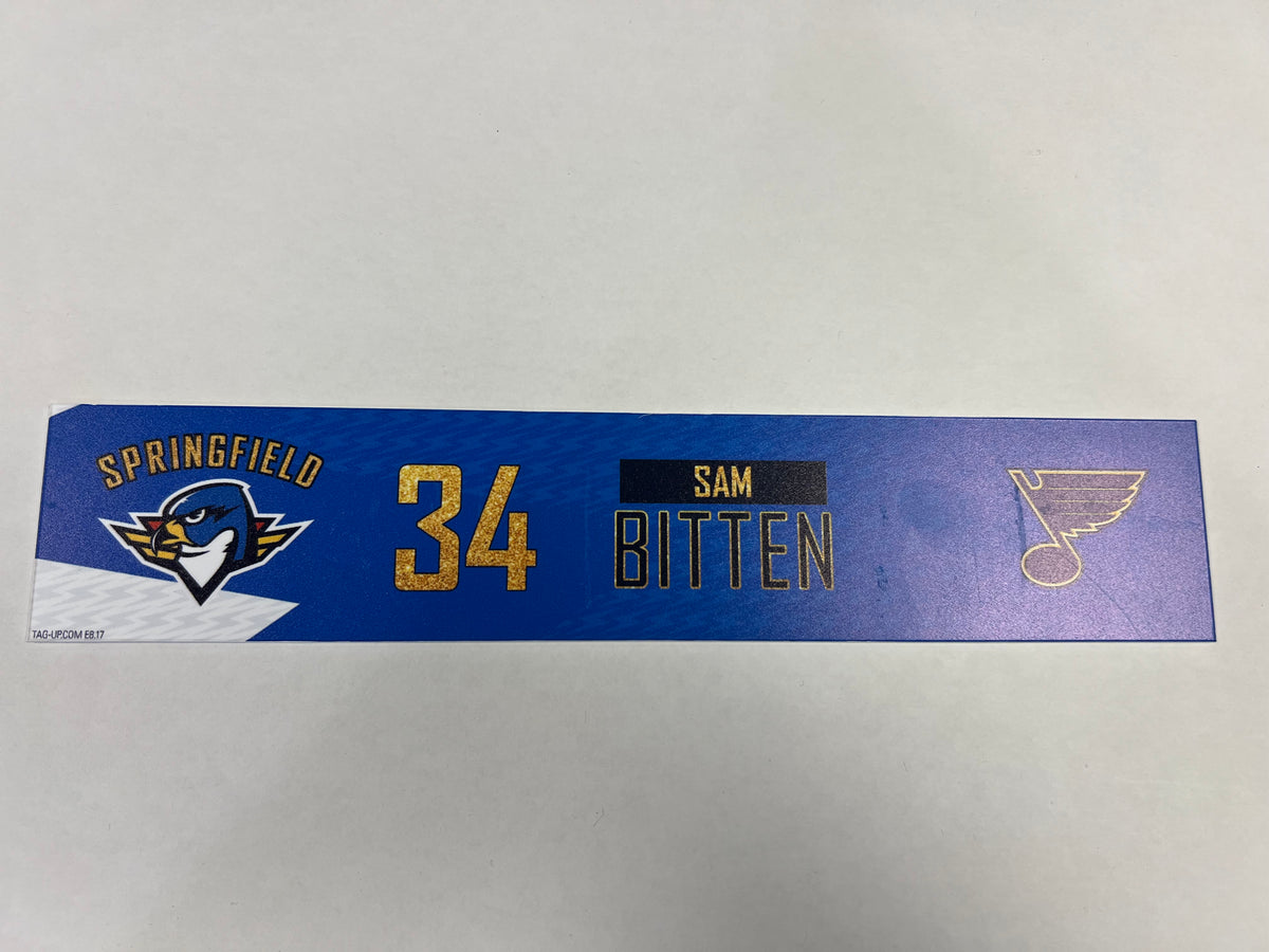2024-25 T-Birds 3rd Jersey Locker Nameplates