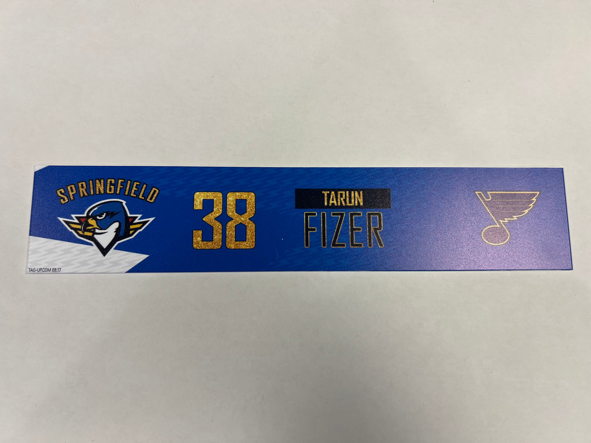 2024-25 T-Birds 3rd Jersey Locker Nameplates