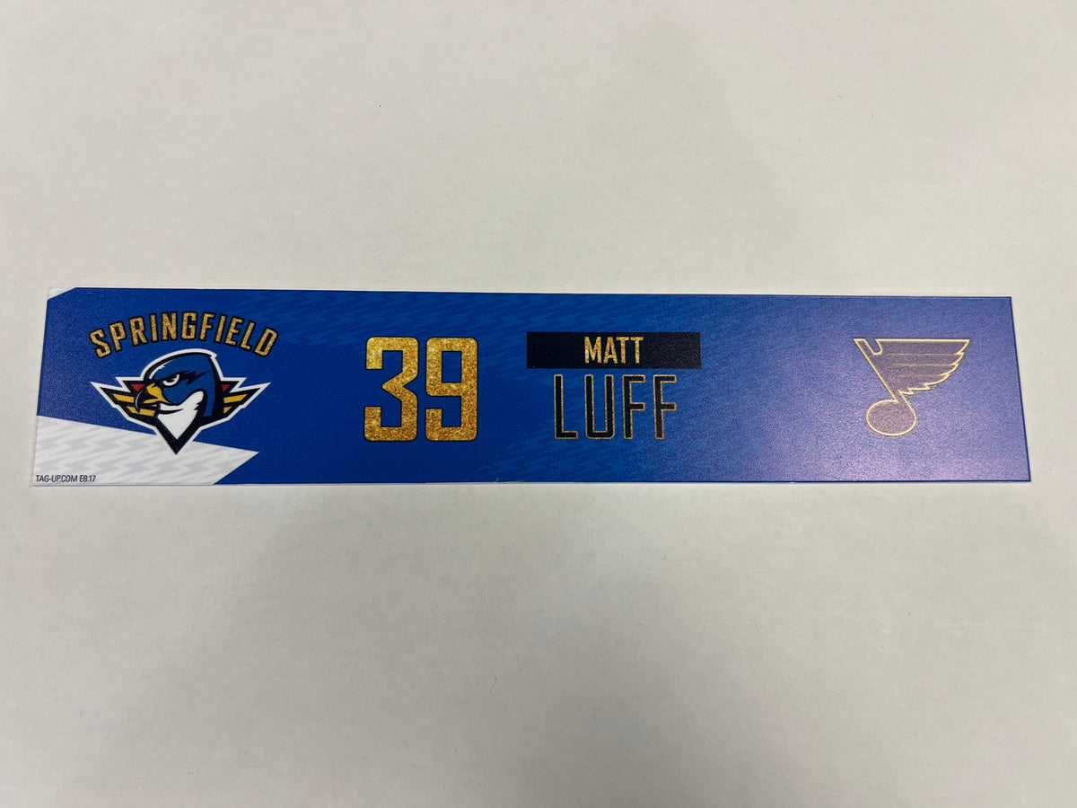 2024-25 T-Birds 3rd Jersey Locker Nameplates