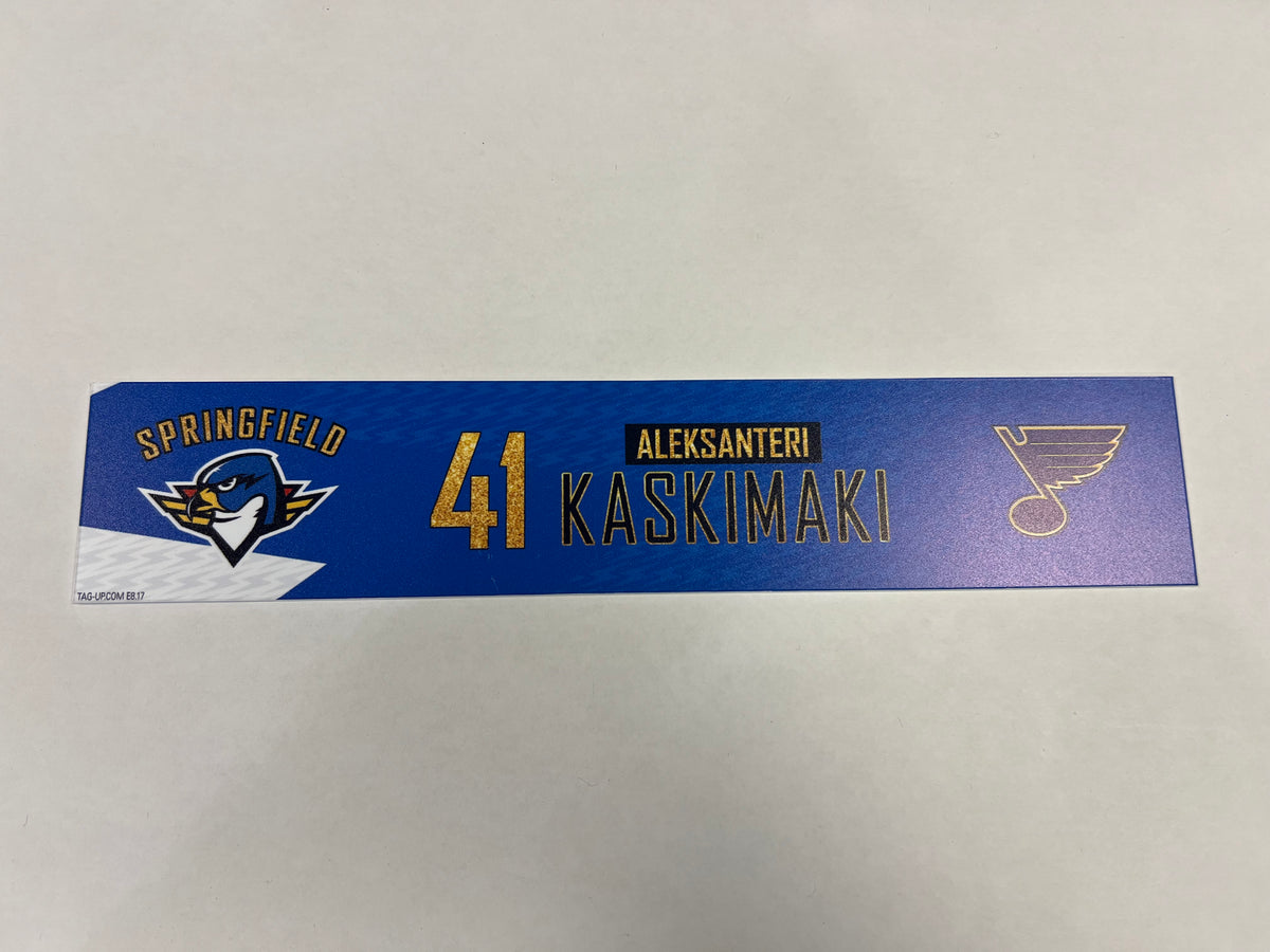 2024-25 T-Birds 3rd Jersey Locker Nameplates