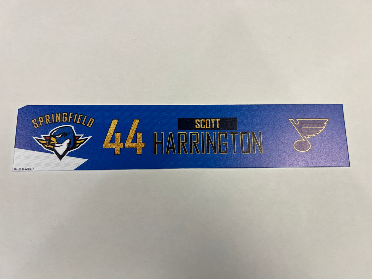 2024-25 T-Birds 3rd Jersey Locker Nameplates