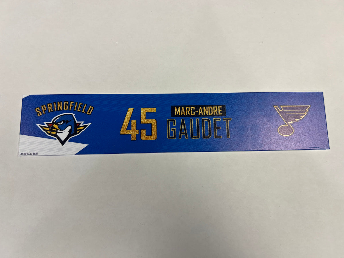 2024-25 T-Birds 3rd Jersey Locker Nameplates