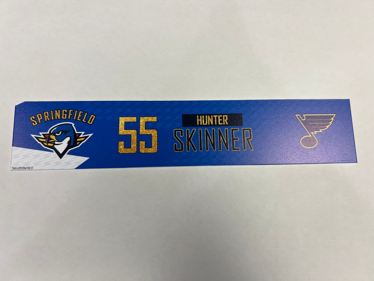 2024-25 T-Birds 3rd Jersey Locker Nameplates