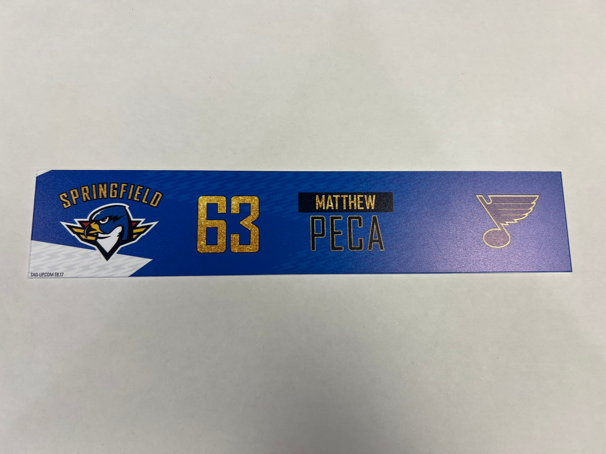 2024-25 T-Birds 3rd Jersey Locker Nameplates