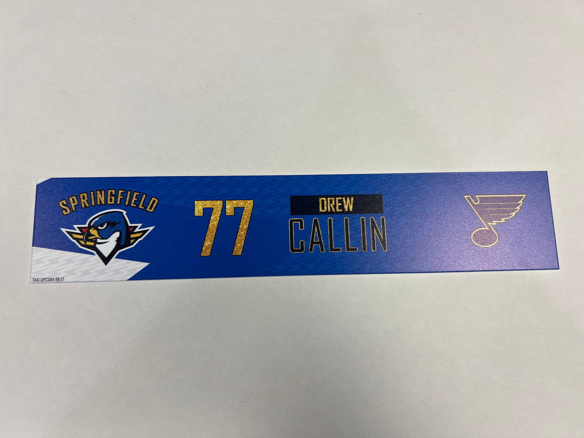 2024-25 T-Birds 3rd Jersey Locker Nameplates