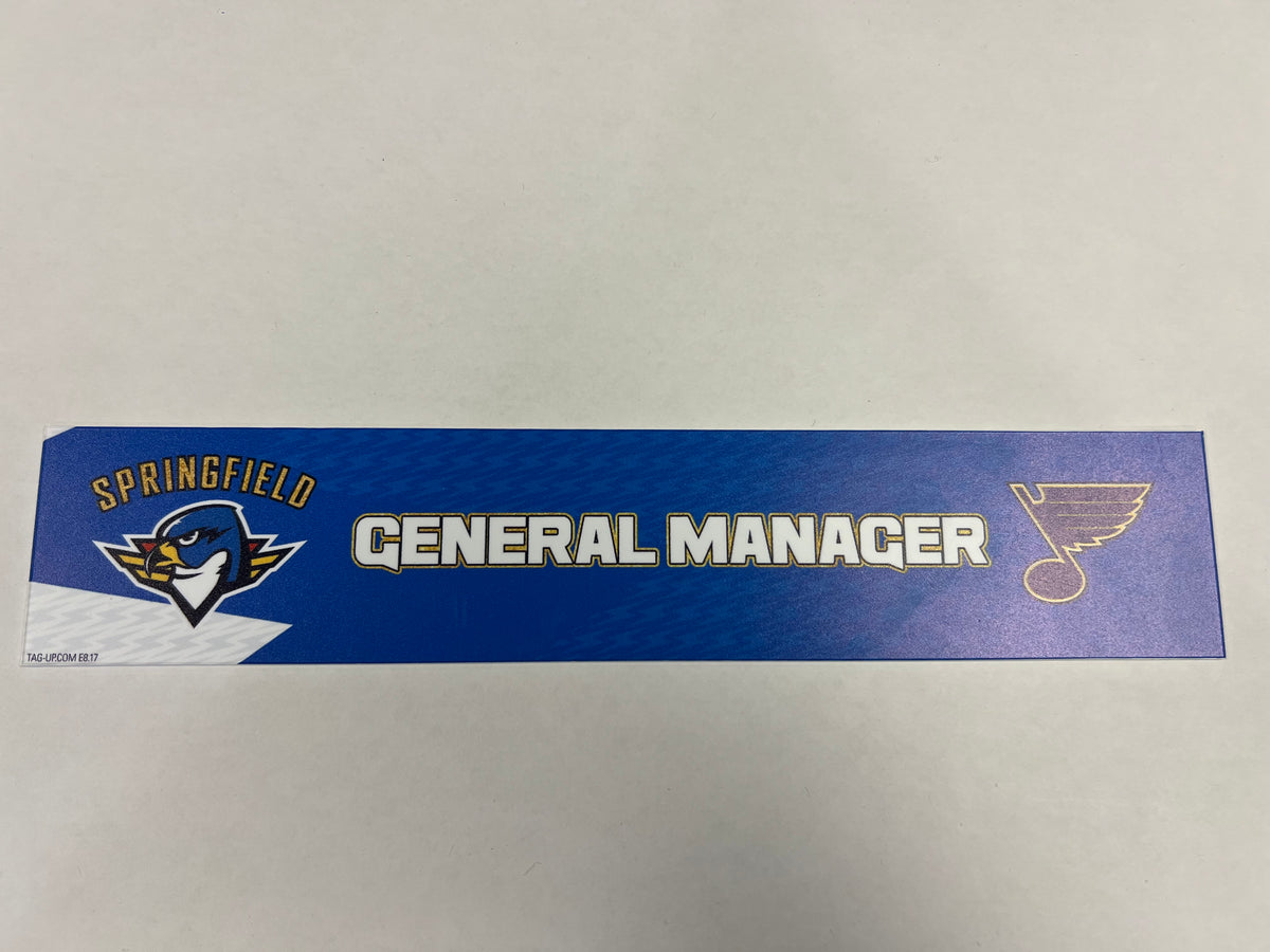 2024-25 T-Birds 3rd Jersey Locker Nameplates