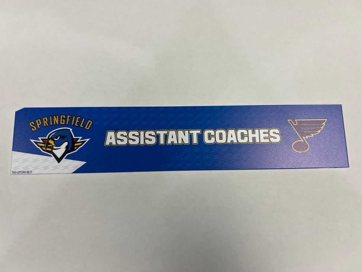 2024-25 T-Birds 3rd Jersey Locker Nameplates