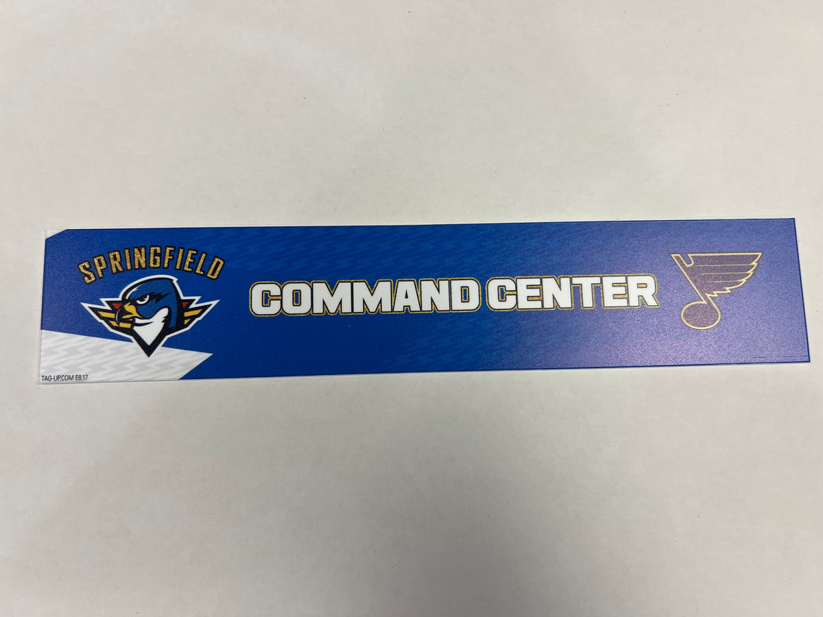 2024-25 T-Birds 3rd Jersey Locker Nameplates