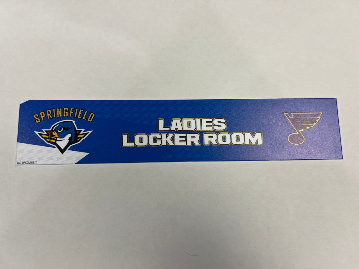 2024-25 T-Birds 3rd Jersey Locker Nameplates