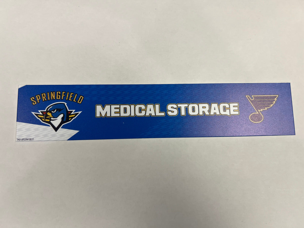 2024-25 T-Birds 3rd Jersey Locker Nameplates