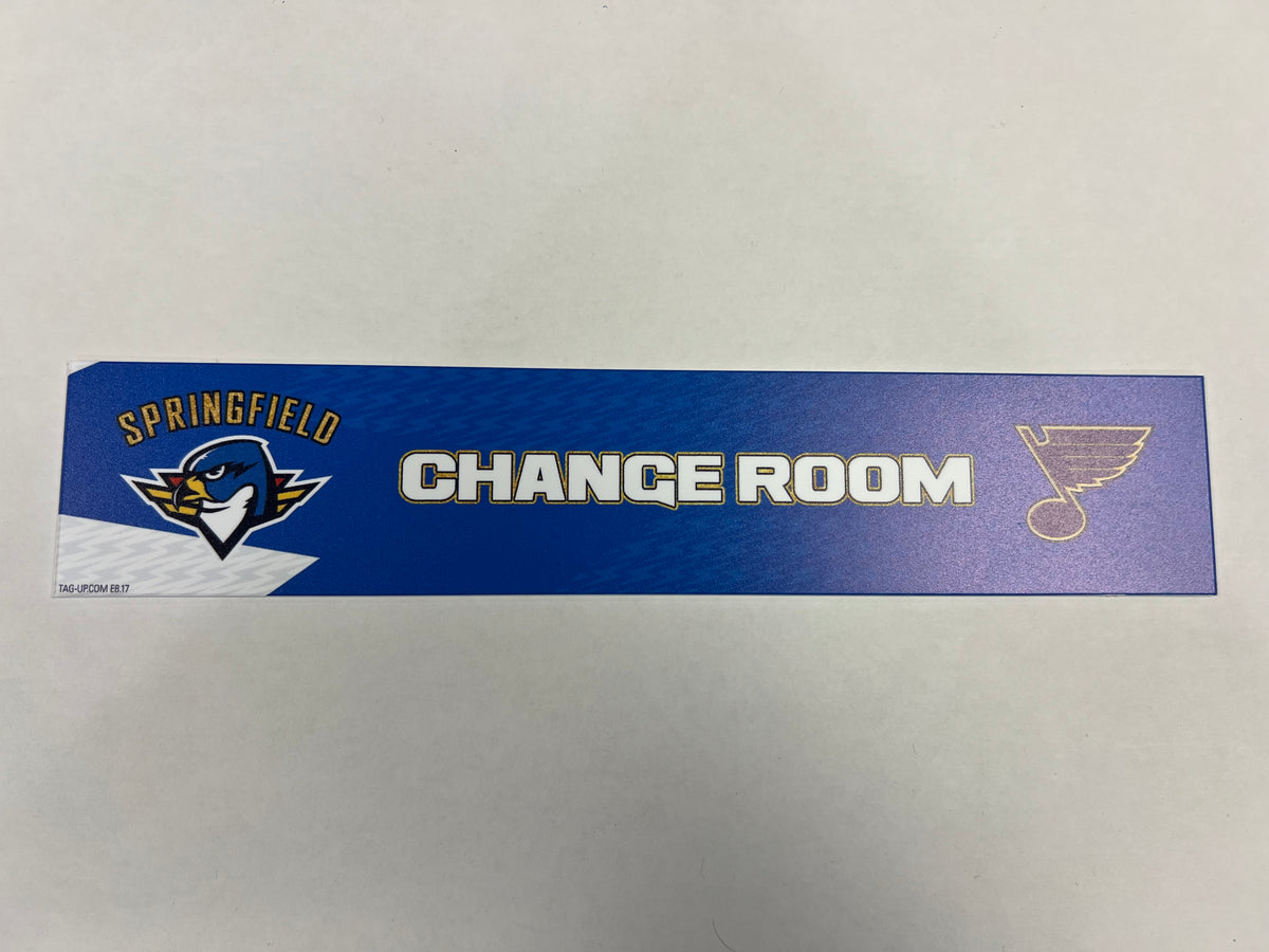 2024-25 T-Birds 3rd Jersey Locker Nameplates