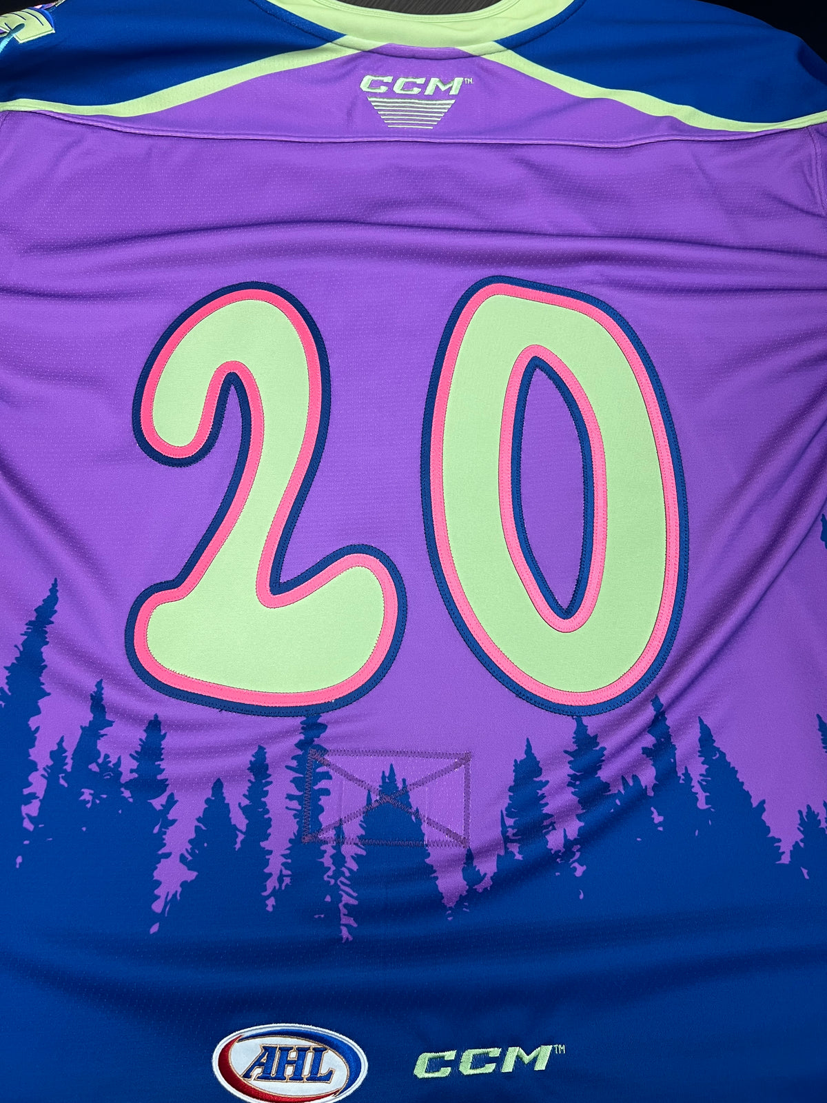 2025-26 Ice-O-Topes Authentic Jersey with #, No Name - Locker Room Issued