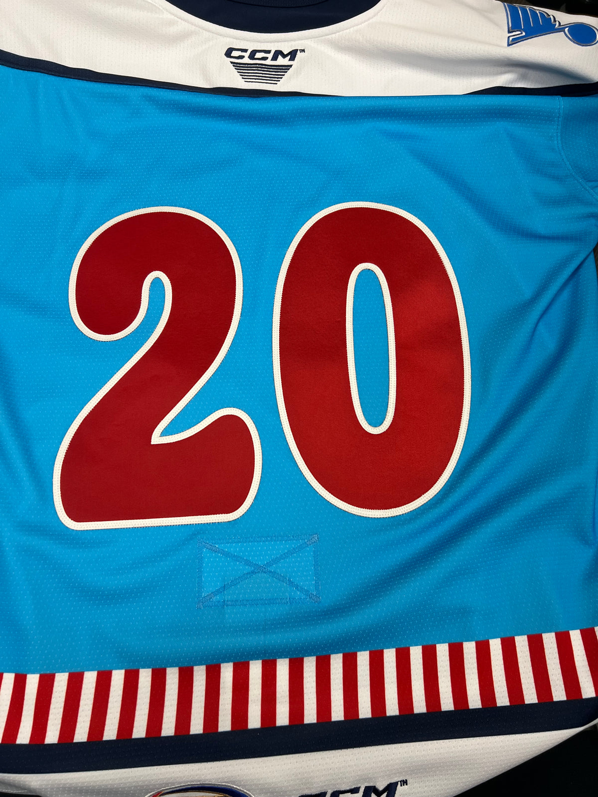 2025-26 Teddy Bear Toss Authentic Jersey with #, No Name - Locker Room Issued