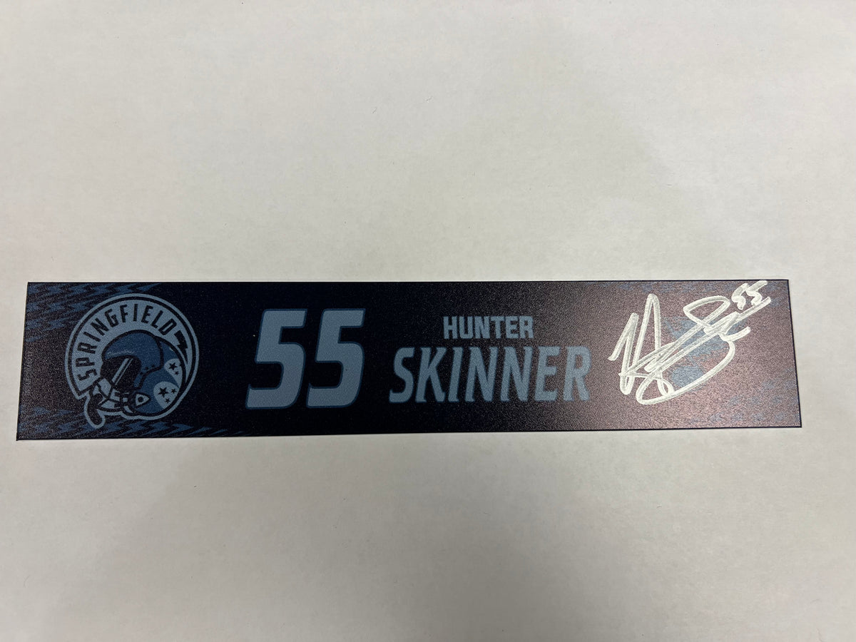 2024-25 Military Night Locker Nameplate