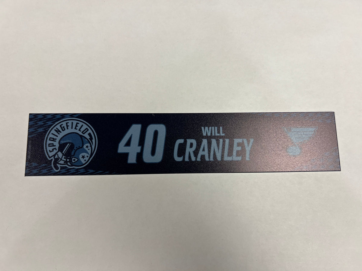 2024-25 Military Night Locker Nameplate