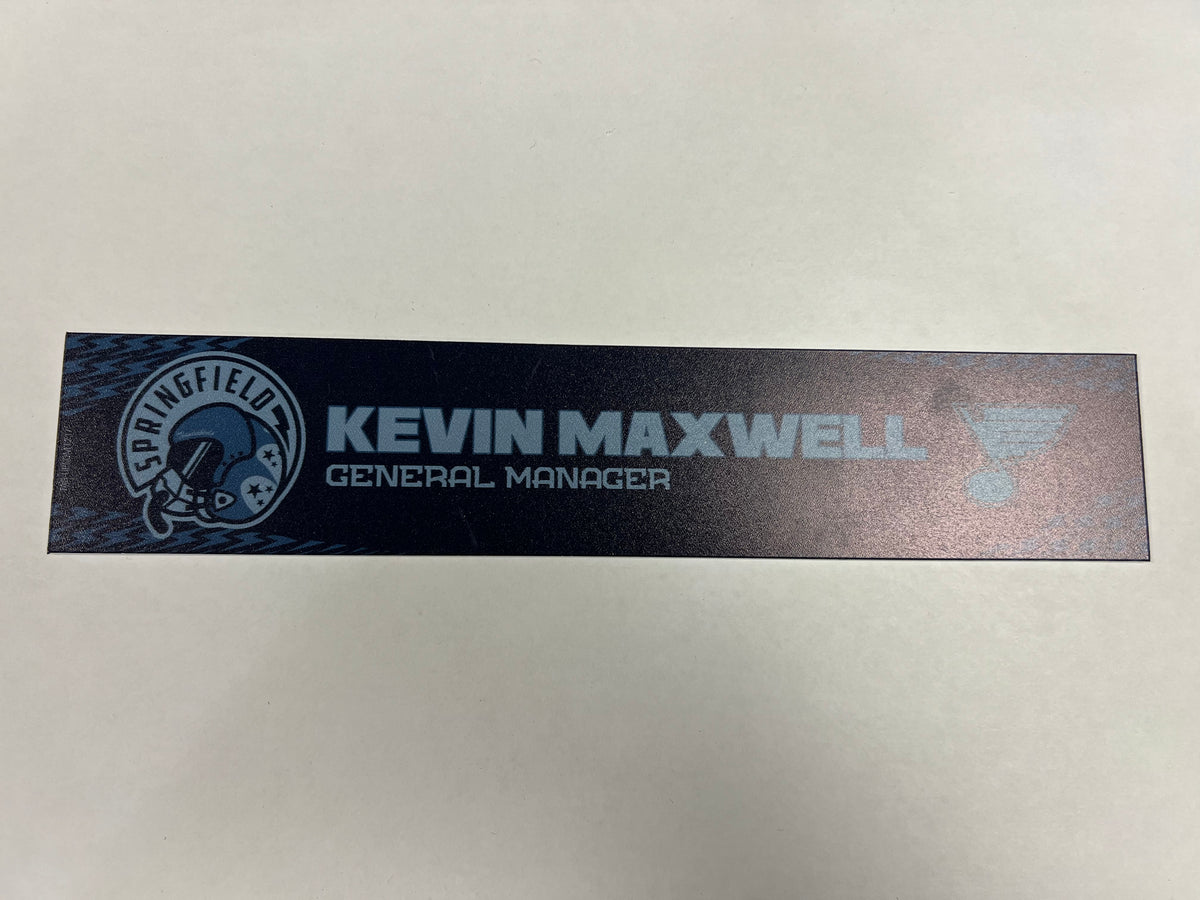 2024-25 Military Night Locker Nameplate