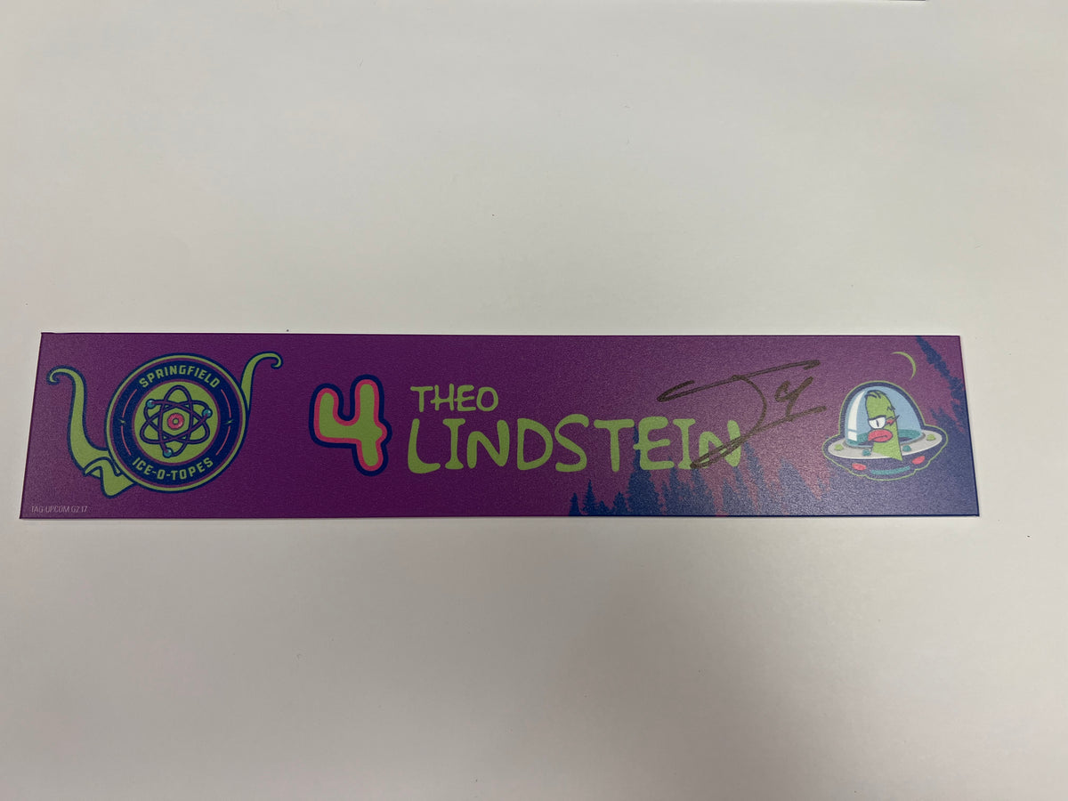 2025-26 Springfield Ice-O-Topes Locker Nameplate